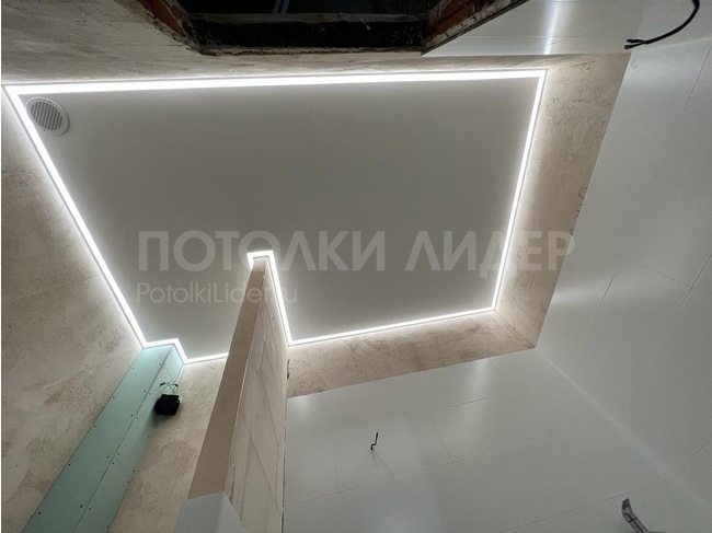 02.01.2024 - Коонтурные натяжные потолки в ванной комнате